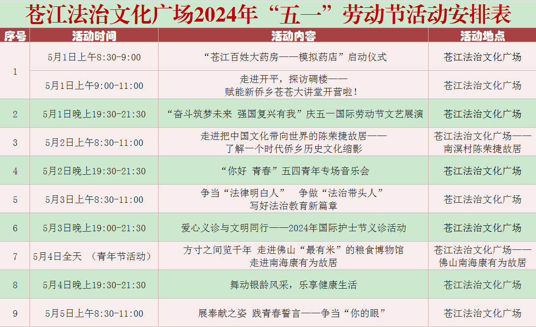 蒼江法治文化廣場2024年“五一”勞動節(jié)活動安排表.png